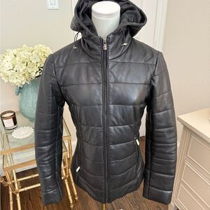 BOD & CHRISTENSEN Genuine Leather Coat